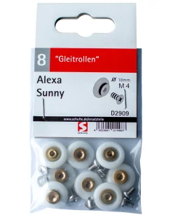 Schulte 8 x Gleitrollen