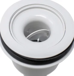 Schulte Ablauf für Duschwanne Edelstahl senkrecht  9 cm