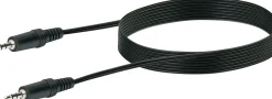 Schwaiger Audio Anschlusskabel TFS3300 533 Klinke schwarz, 3m, 1x 3,5mm Klinken Stecker / 1x 3,5mm K