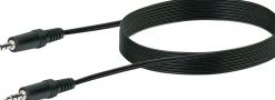 Schwaiger Audio Anschlusskabel TFS3300 533 Klinke schwarz, 3m, 1x 3,5mm Klinken Stecker / 1x 3,5mm K