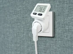 Schwaiger Energiekosten Messgerät STEM1180 Display drehbar, weiß