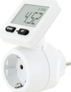 Schwaiger Energiekosten Messgerät STEM1180 Display drehbar, weiß