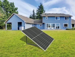 Schwaiger Solarmodulhalterung für 1 Panel Aluminium schwarz