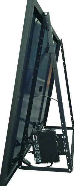 Schwaiger Solarmodulhalterung für 1 Panel Aluminium schwarz