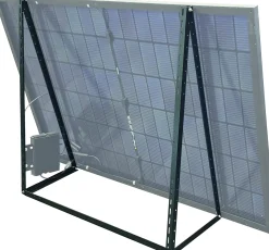 Schwaiger Solarmodulhalterung für 1 Panel Aluminium schwarz
