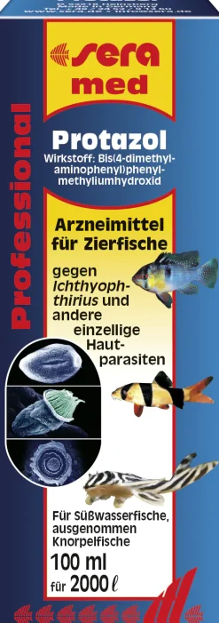 Sera med Arzneimittel für Süßwasserfische Professional Protazol 100 ml