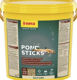 Sera Pond Fischfutter Teich Sticks für größere Fische 10 L