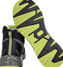 Sicherheitsstiefel Ecostar Mid S1P schwarz-neongrün