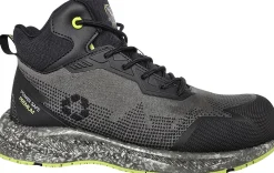 Sicherheitsstiefel Ecostar Mid S1P schwarz-neongrün