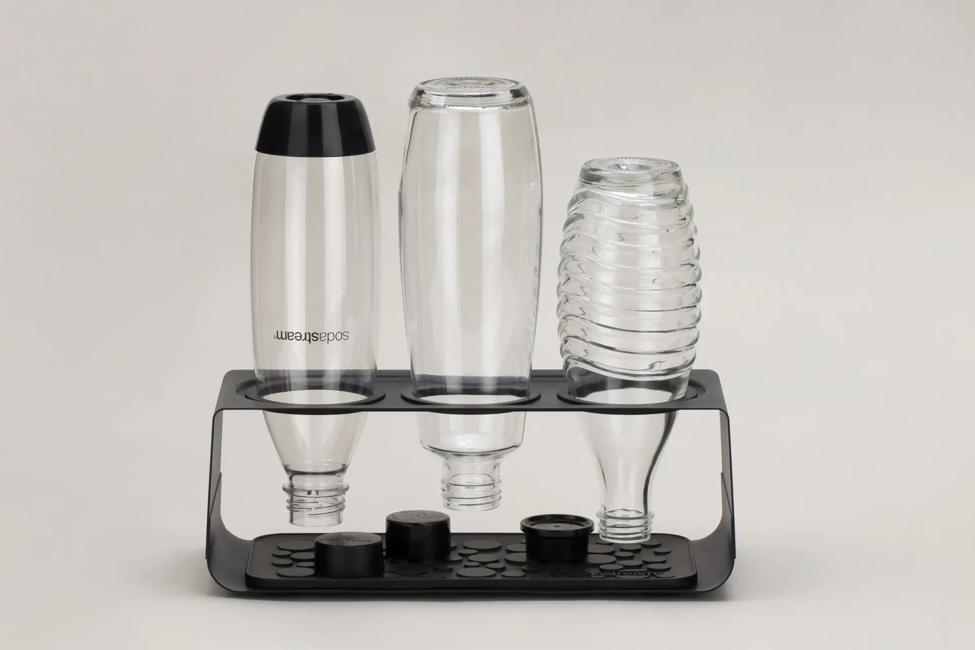 Sodastream Flaschenabtropfhalter schwarz