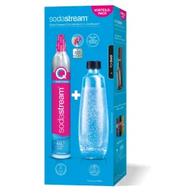Sodastream Quick Connect Reservezylinder inkl. 1 L Glasflasche