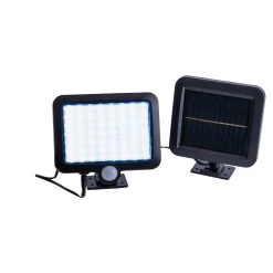 Solar Außenleuchte Solarpanel Berto Bewegungsmelder schwarz