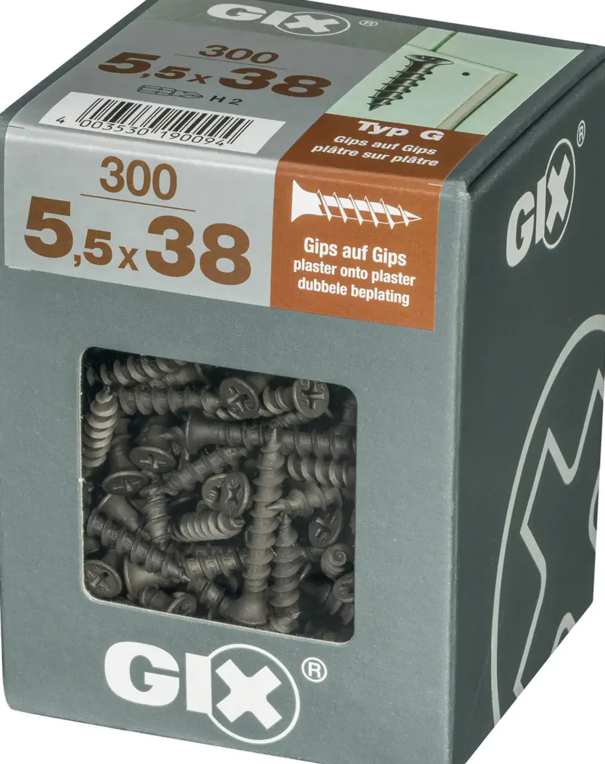 Spax Schnellbauschrauben 5.5 x 38 mm PH 2 - 300 Stk.