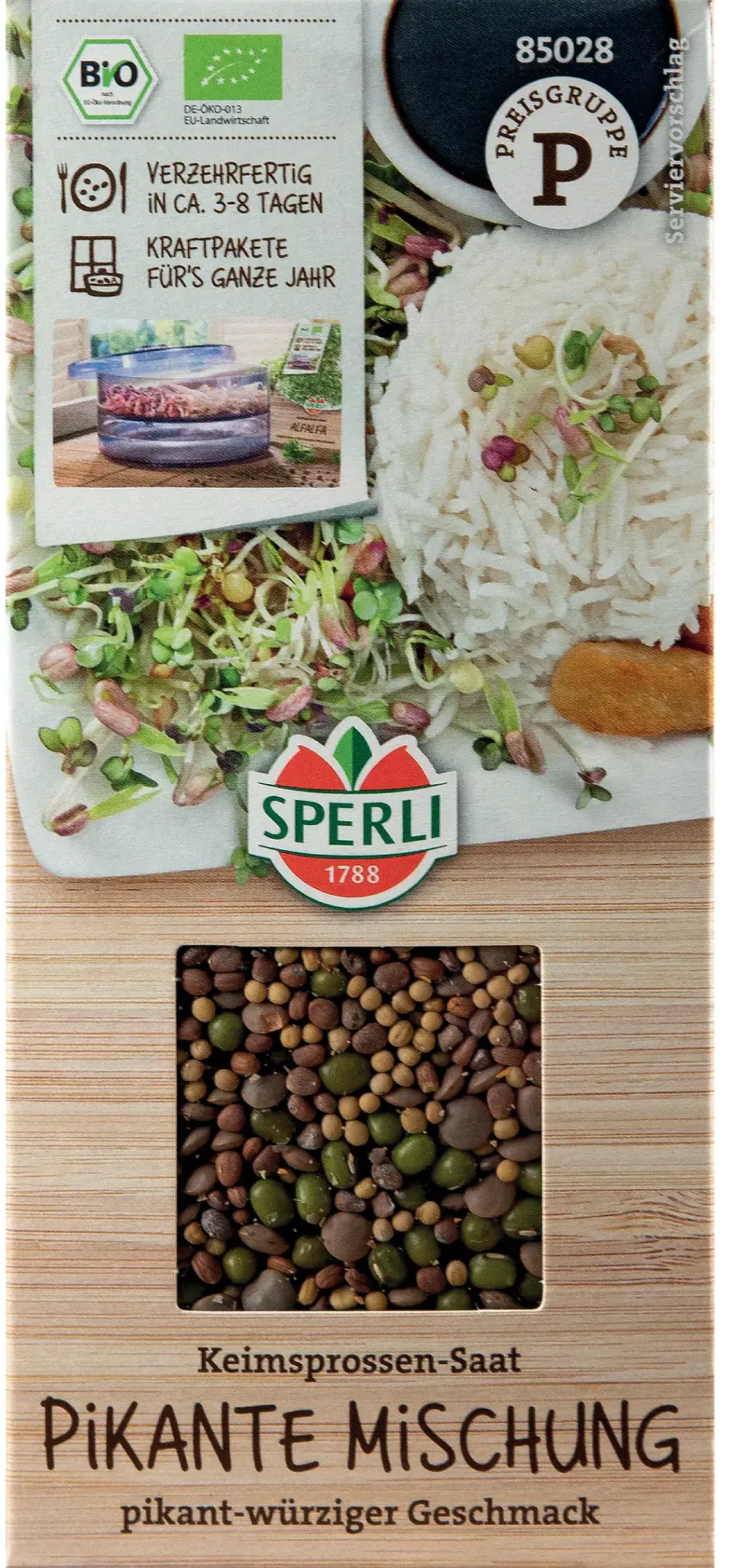 Sperli BIO Keimsprossen-Saat Pikante Mischung