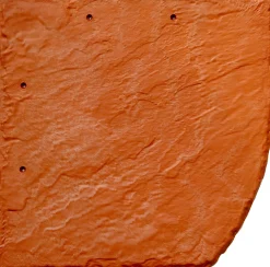 Stabuflex Schindel Kunststoff Bogen rechts 25 x 25 cm terracotta