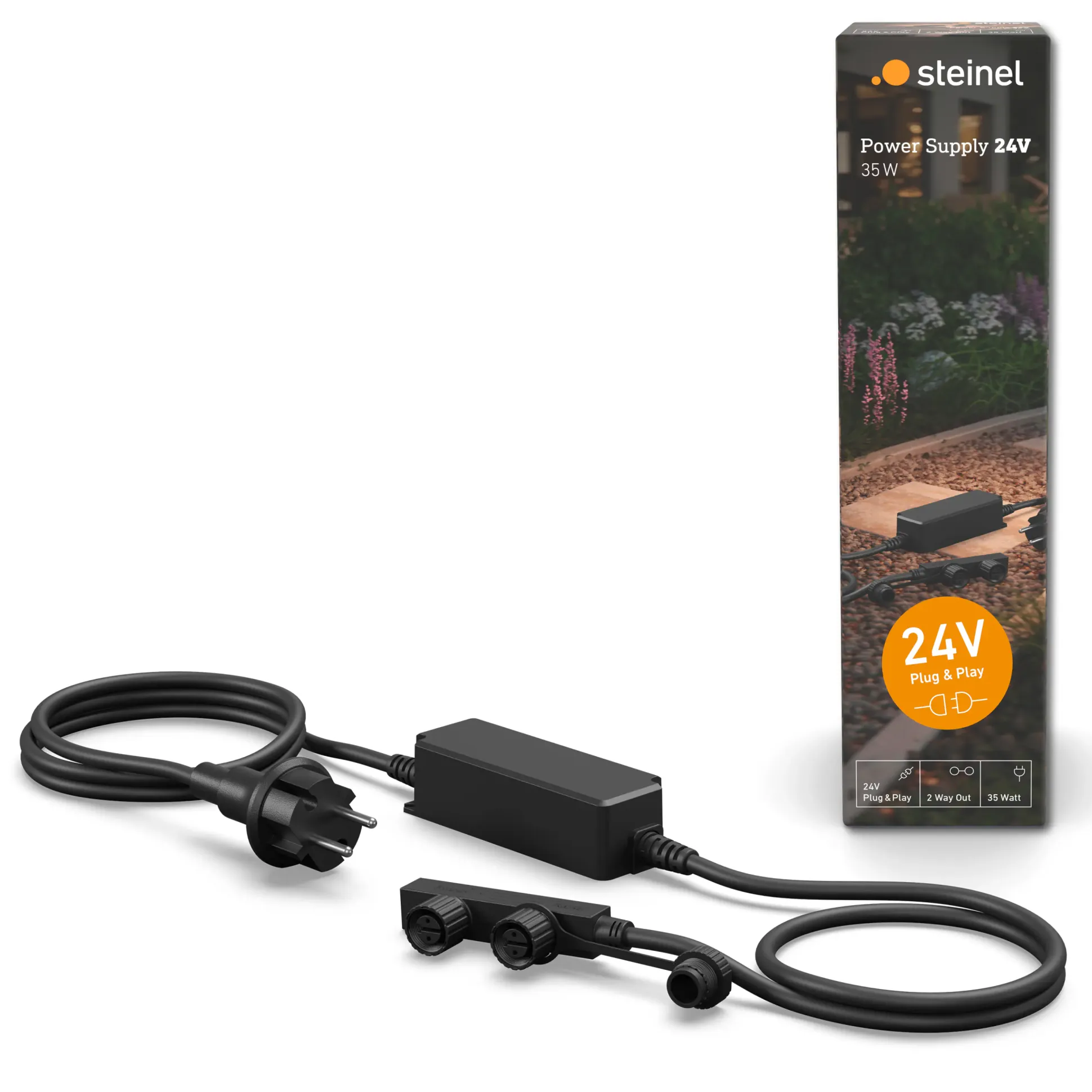 Steinel Netzteil für 24V Garten-Lichtsystem 35 W schwarz