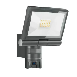 Steinel Strahler XLED CAM1 S Anthrazit mit Bewegungsmelder und Kamera
