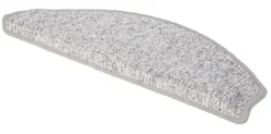Stufenmatte Leo hellgrau, 28 x 65 cm