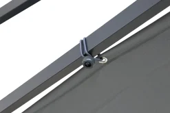 Tepro Sonnensegel mit Gestell Austin rechteckig 280 x 280 cm anthrazit