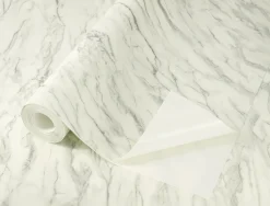 Tesa x Rasch selbstklebende Tapete Carrara Marmor steingrau beige 6 x 0,53 m