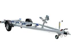 TPV Bootstrailer BA 1300-L mit Langauflagen+Stützrad gebremst 1300kg für Bootslänge bis zu 5,80m