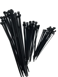 TrendLine Kabelbinder-Set schwarz, 75 Stück