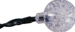 TrendLine LED-Lichterkette Kugeln Außen 2,7 m warmweiß mit Timer