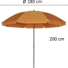 TrendLine Sonnenschirm orange, Ø 180 cm