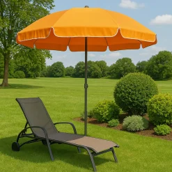 TrendLine Sonnenschirm orange, Ø 180 cm
