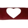 TrendLine Zugluftstopper Herzen dunkelrot 92 x 10 cm