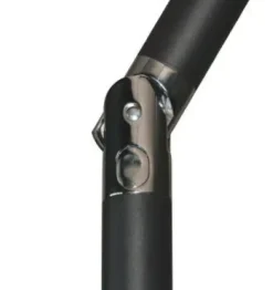 TrendLine Balkon-Halbschirm anthrazit, Spannweite: 260 cm, Tiefe: 120 cm