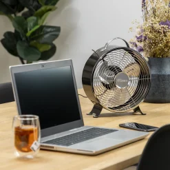 Tristar Retro Tischventilator Ø 25 cm schwarz