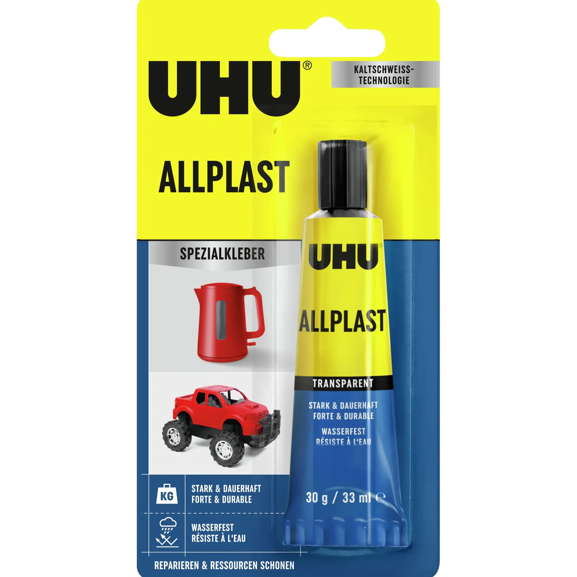 UHU Allplast Spezialkleber 30 g transparent