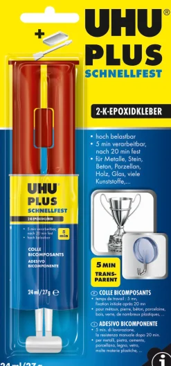 UHU plus schnellfest Doppelkammerspritze 27 g