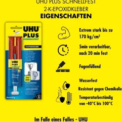UHU plus schnellfest Doppelkammerspritze 27 g