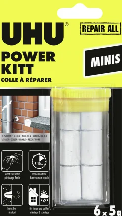 UHU Repair All Powerkitt Minis 30 g (6 x 5 g), in der praktischen Box