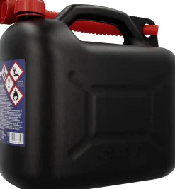 Unitec Benzinkanister 10 Liter Volumen Kunststoff schwarz