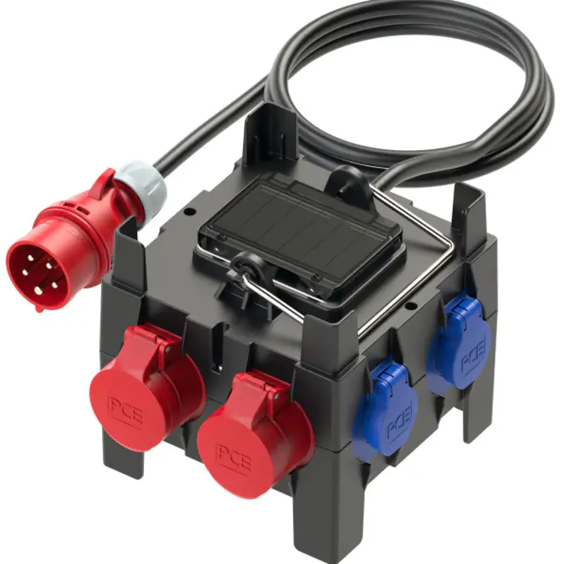 Unitec Stromverteiler IMST BV mit 2x CEE Steckdosen & 5x Steckdosen 2 m