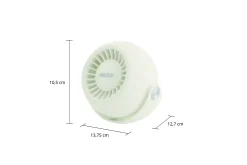 Unold Akku-Ventilator Breezy Bowl Ø 9 cm 6 W 3 Stufen creme