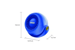 Unold Akku-Ventilator Breezy Bowl Ø 9 cm 6 W 3 Stufen blau