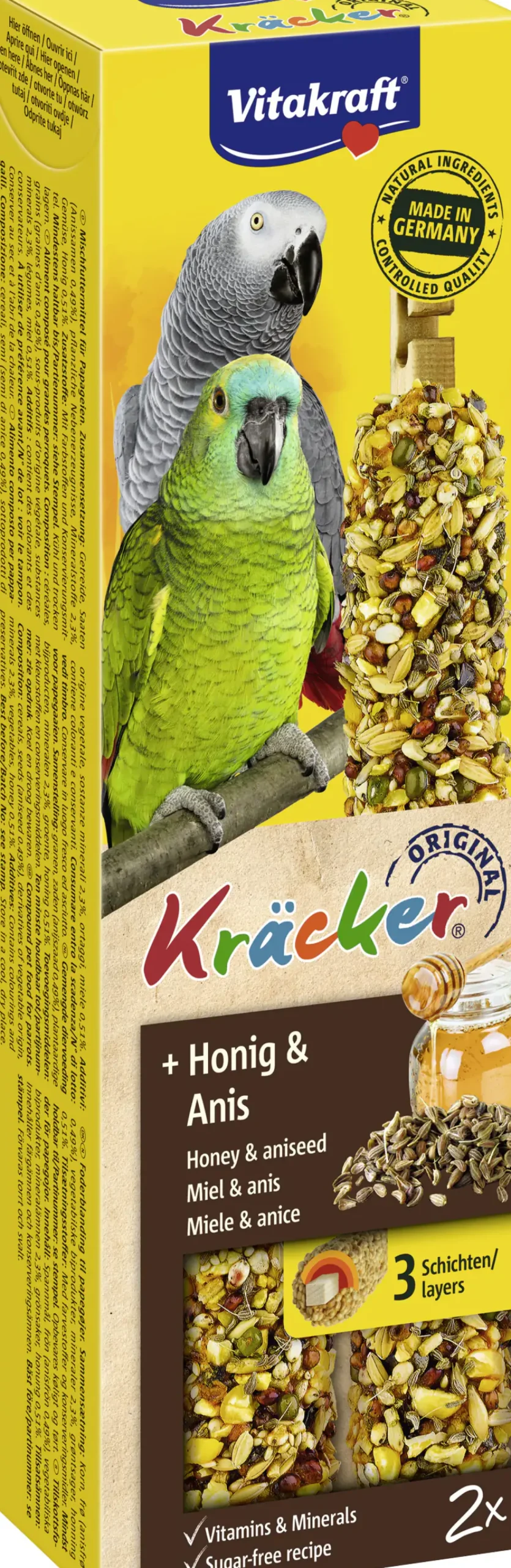 Vitakraft Kräcker® Honig & Anis 2 Stück / 180 g