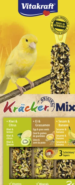 Vitakraft Kräcker® Trio Ei Kiwi Banane 3 Stück / 80 g