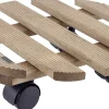 Wagner Pflanzenroller Country Holz  Ø 30 cm braun