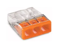 Wago Compact Steckklemme Anzahl Leiter: 3, 0,5 - 2,5mm², 10 Stück