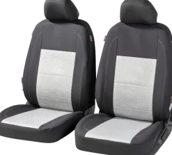 Walser Autositzbezug Avignon Vordersitze Collection Premium silber-schwarz