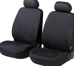 Walser Autositzbezug DotSpot Premium Vordersitze grau schwarz