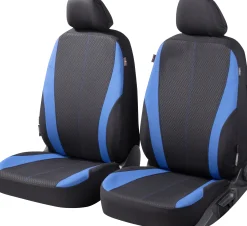 Walser Autositzbezug Dundee Collection Basic Vordersitze schwarz-blau