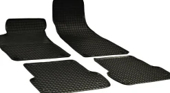 Walser Passform Fußmatten Gummi RubberLine für Audi A4 02/2000-12/2009 4-teilig