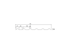 Weckman Trapezblech 120 x 77,6 cm 0,5 mm anthrazit
