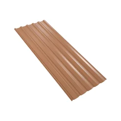 Weckmann Trapezblech Mini 200 x 77,6 cm 0,5 mm ziegelrot